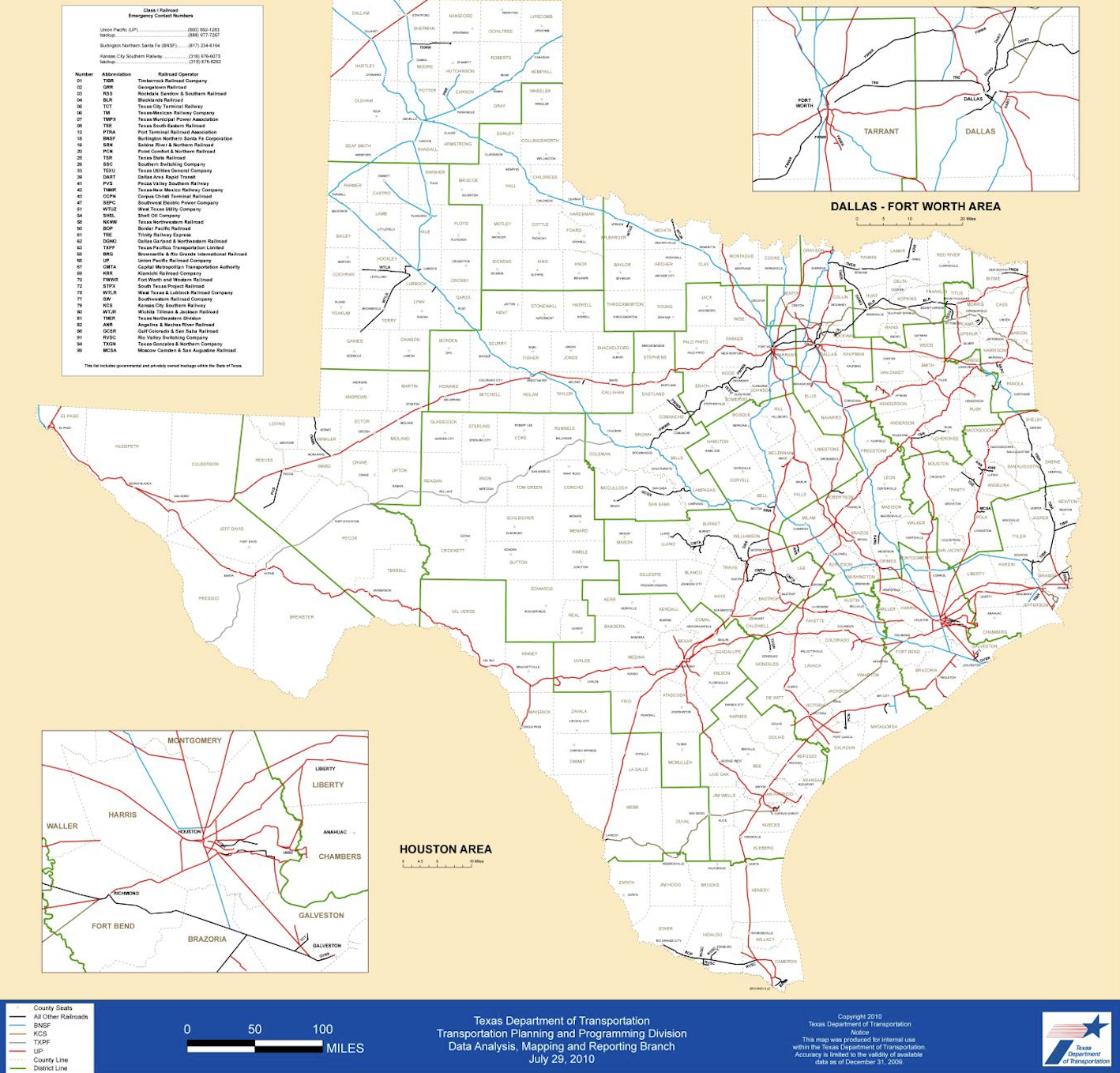 Texas multimodal maritime rail road freight system